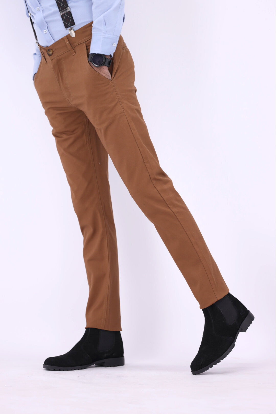 FT Cotton Chinos Pant - Otter Brown
