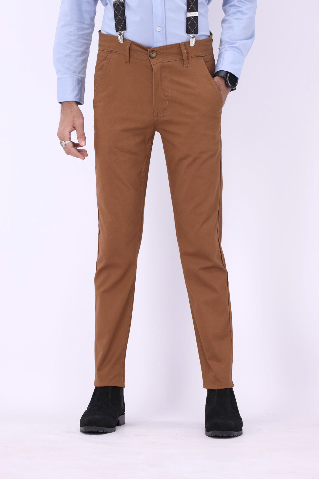 FT Cotton Chinos Pant - Otter Brown