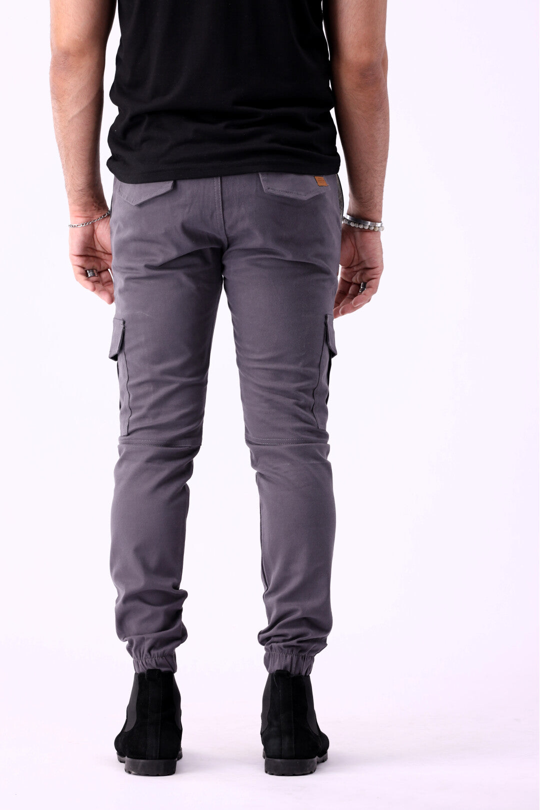 Cargo Six Pocket Trousers for Men - Grey 6 Pocket Cargo Pant