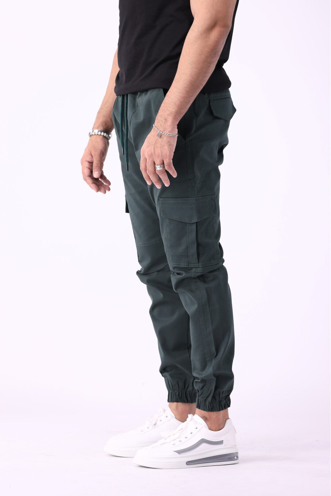 Cargo Six Pocket Trousers for Men - Green 6 Pocket Cargo Pant