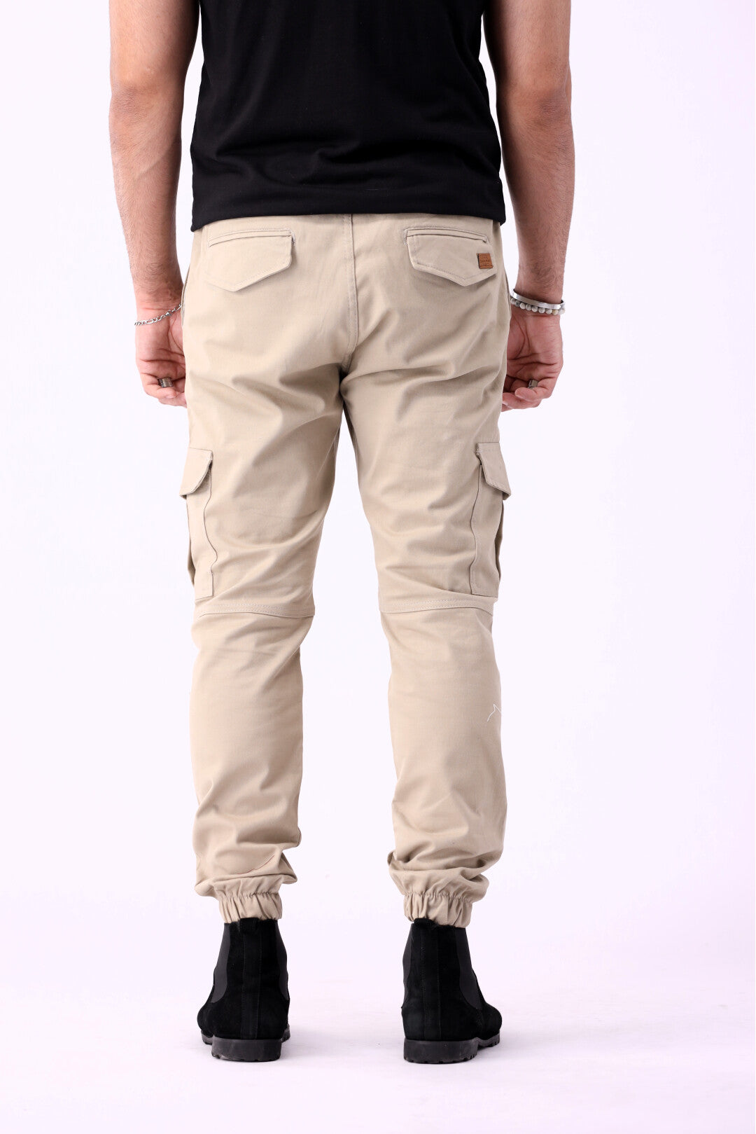 Cargo Six Pocket Trousers for Men, Light Pink 6 Pocket Cargo Pant